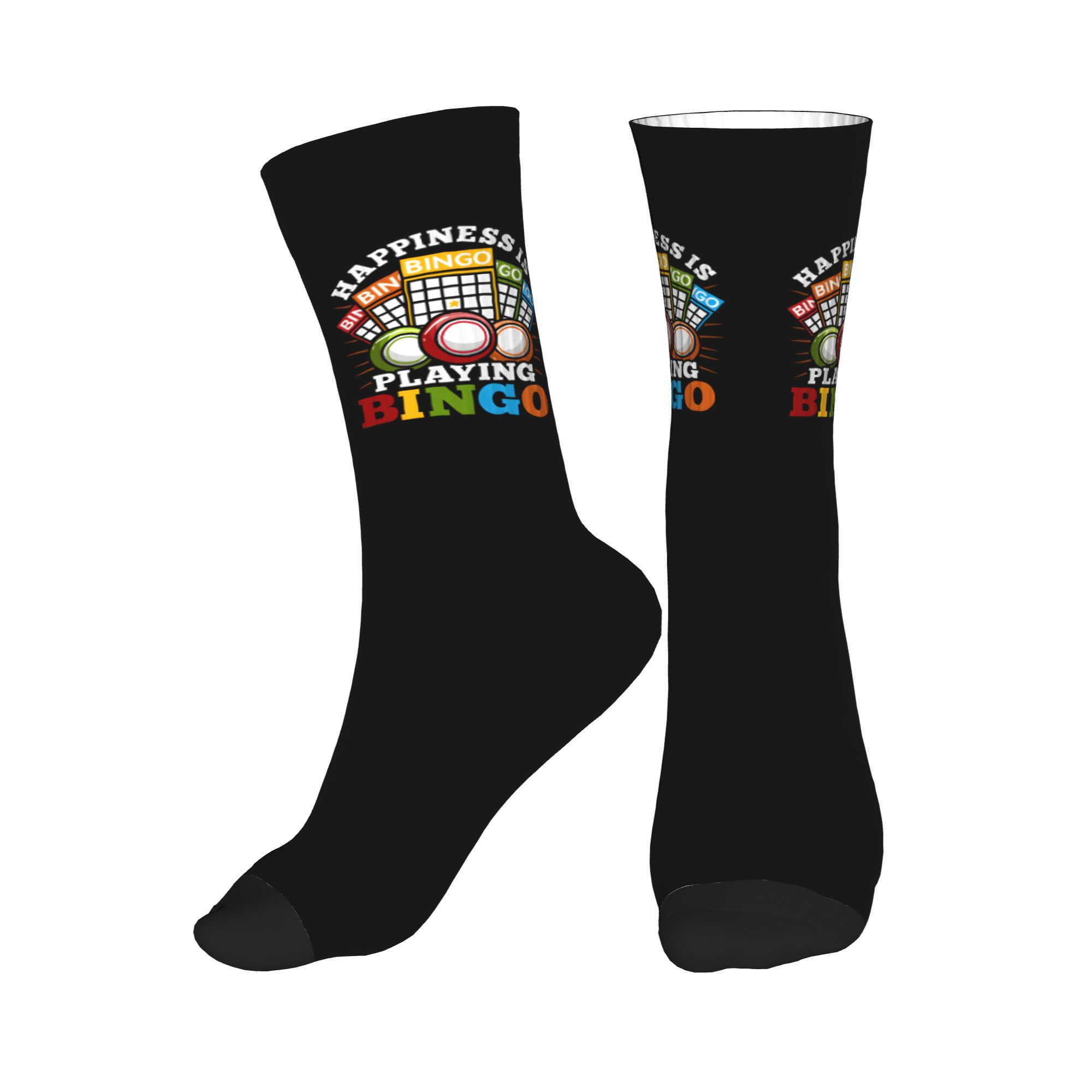 Women'S Fashion Socks - Sıcak Oyun Bingo Elbise Çorapları Erkek
