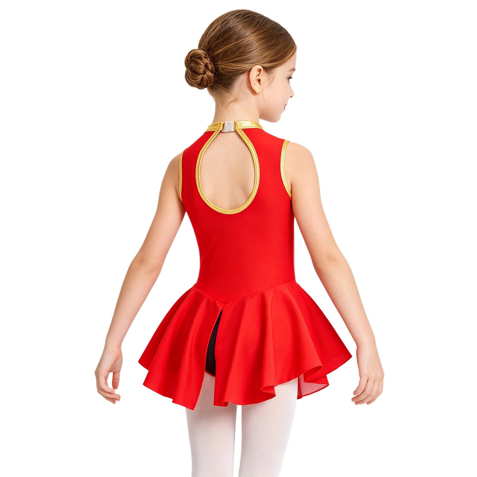 Sleeveless Jumpsuit - Kızlar Sirk Ringmaster Kostüm Seti Aslan