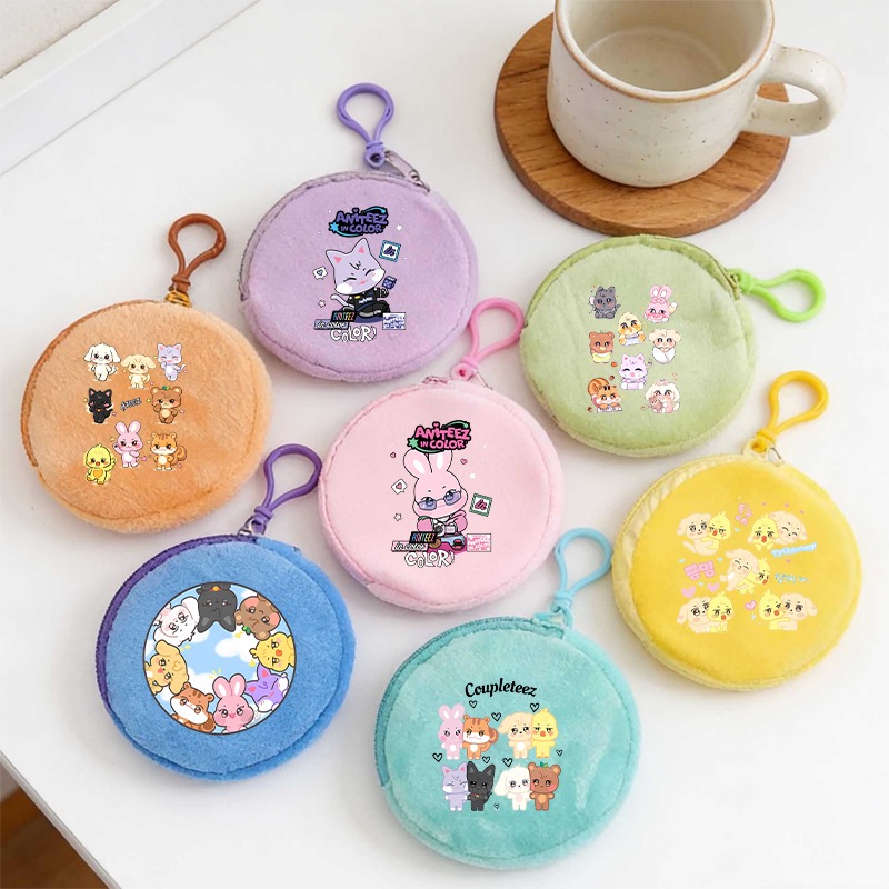 Coin Purse Women - Kpop ATEEZ Idol bozuk para çantaları