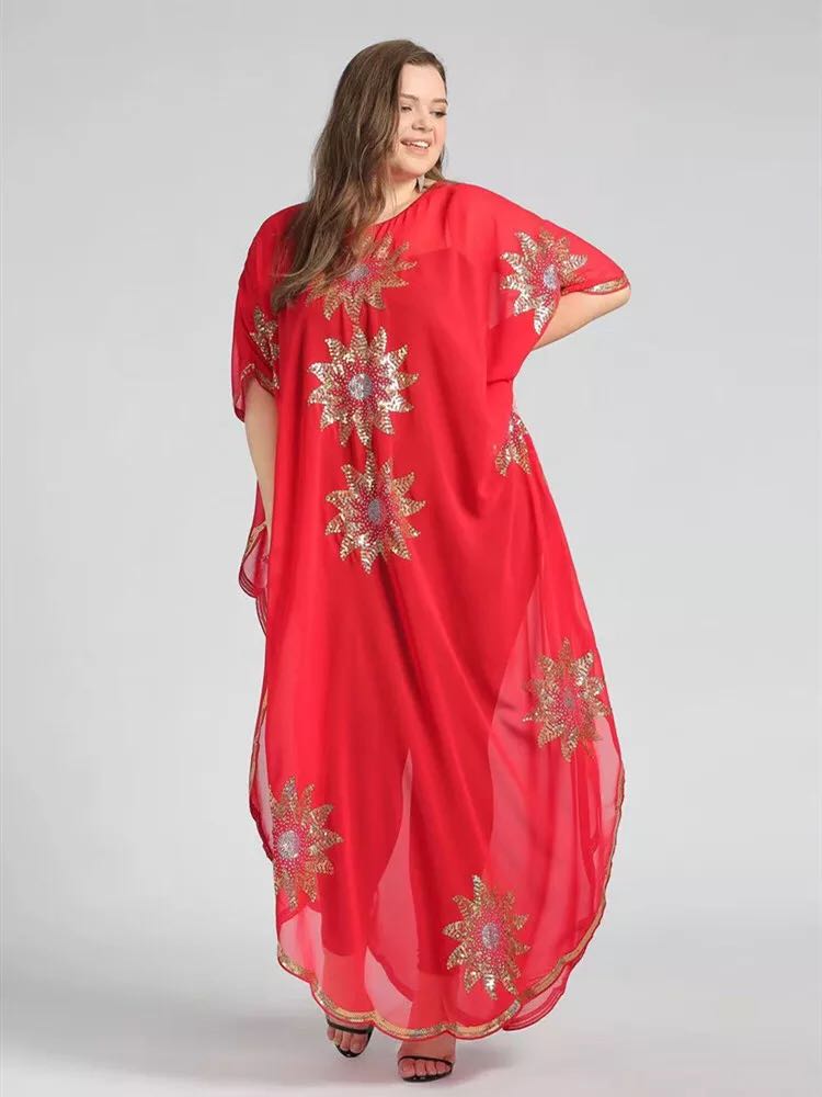 Women'S Fashion Quick Delivery - Yeni afrika kadın moda altın Sequins