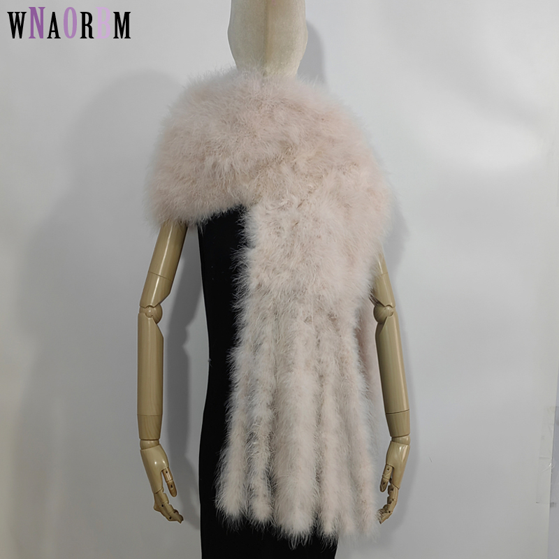 Turkey Women Fashion - Eşarp çift taraflı %100 hindi tüyü
