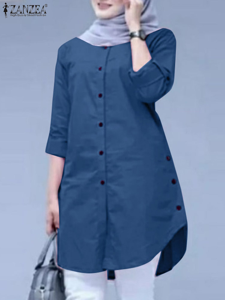 Turkey Women Fashion - 2026 ZANZEA İlkbahar Gömleği Moda Kadınlar