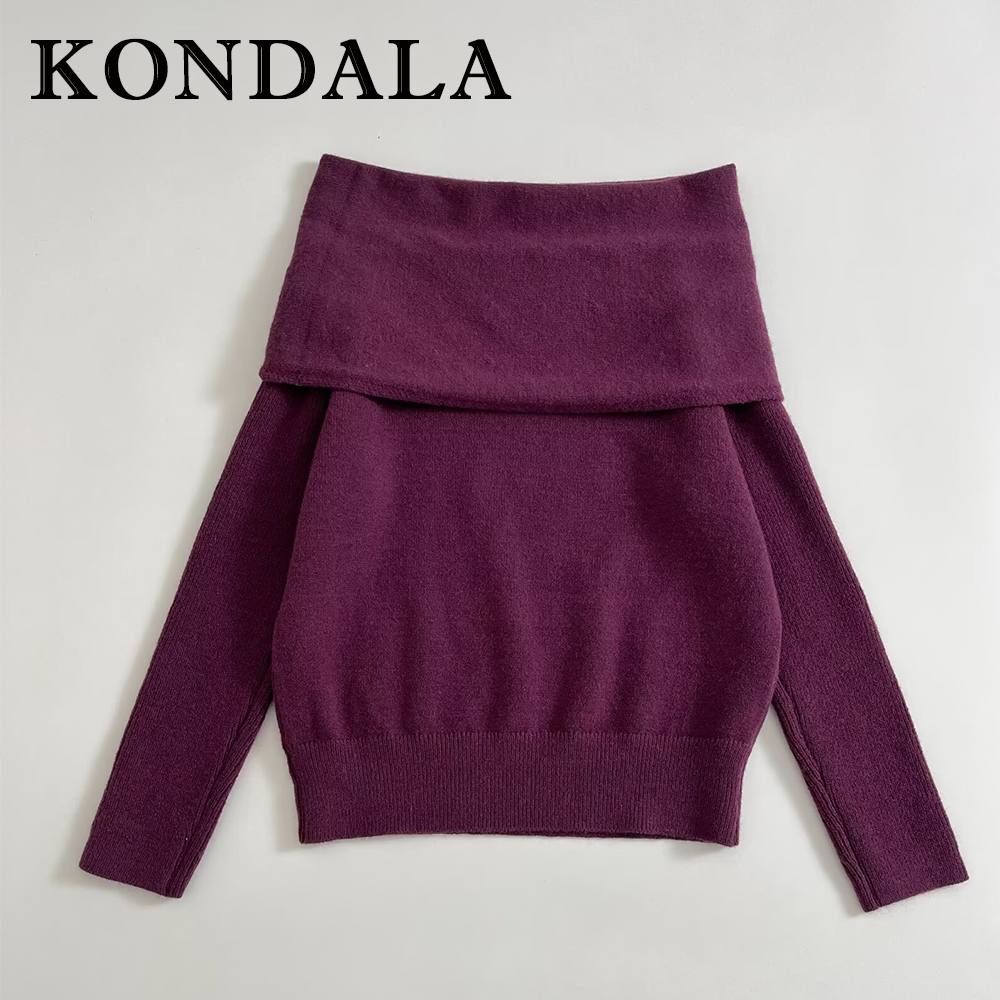 Women'S Fashion Trends Fall 2025 - KONDALA Vintage Şarap Kırmızısı Seksi Moda