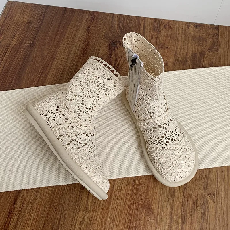 Women'S Fashion Socks - 2026 Yaz Botları Nefes Örgü Yaz