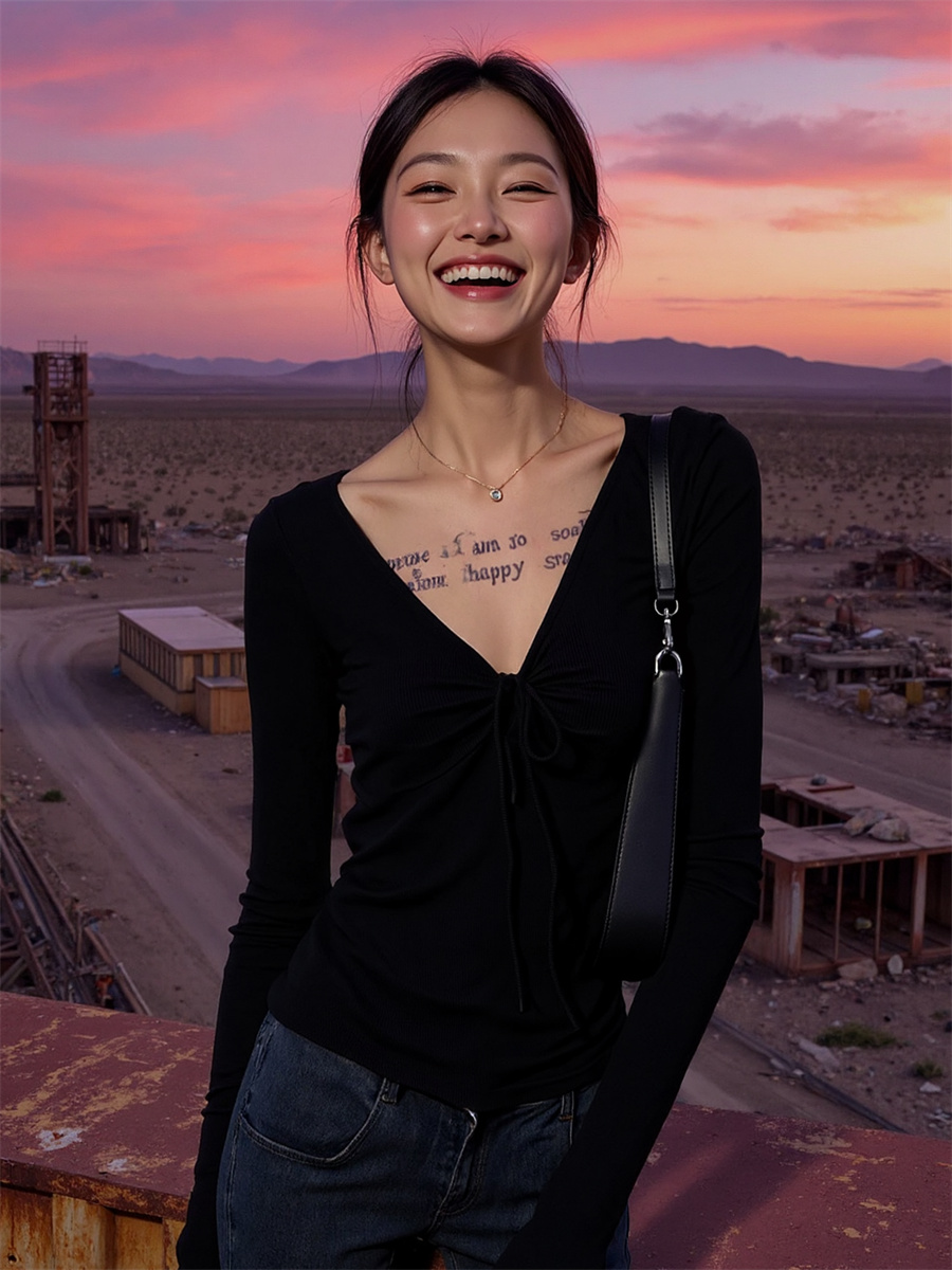 Women'S Fashion Trends Fall 2025 - Uzun Kollu Kadın Tişörtleri Pamuklu V