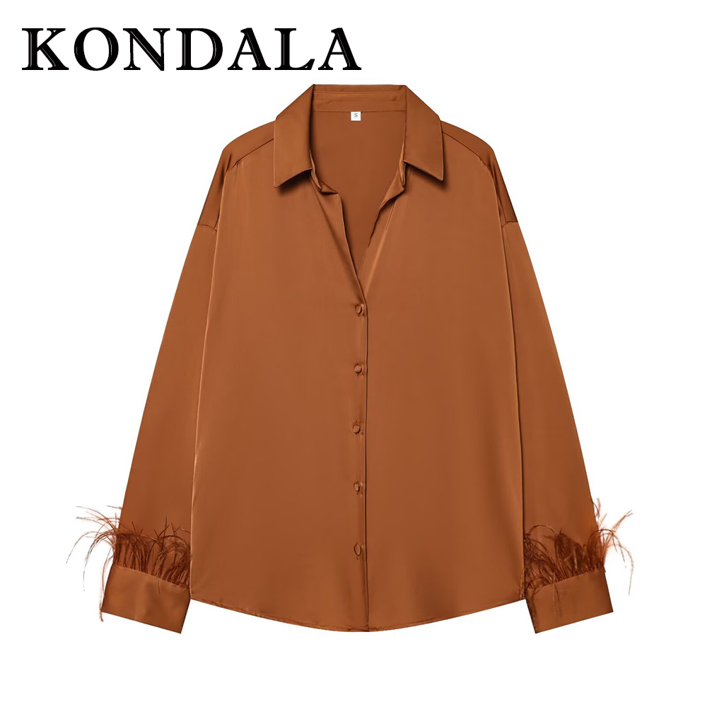 KONDALA Vintage Düz Turuncu Pü - Women'S Fashion Trends Fall 2025 incelemesi ve fiyatı