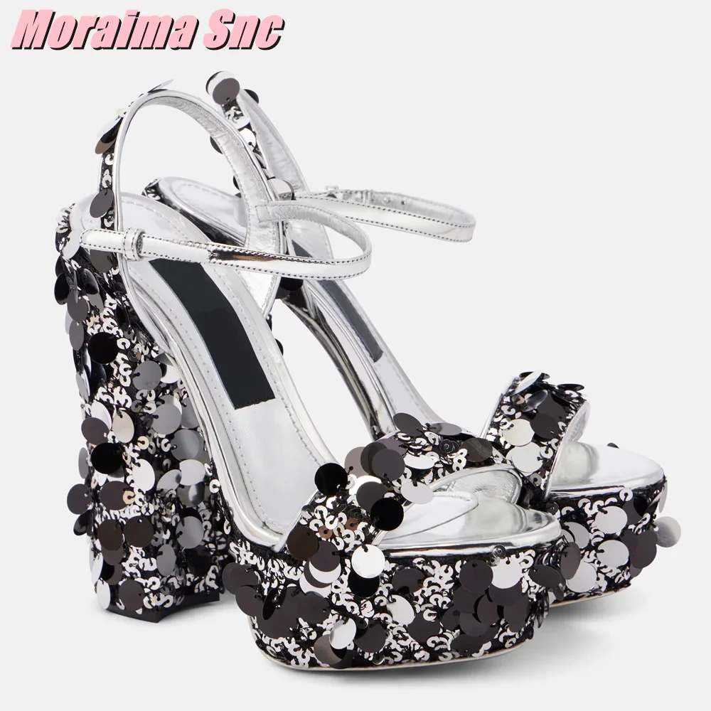 Pul Payetli Platform Sandaletl - Women'S Fashion For Summer 2025 incelemesi ve fiyatı