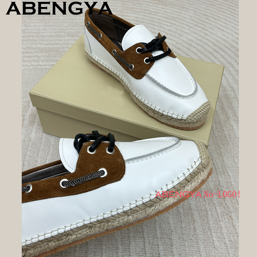Hakiki Deri Yuvarlak Burun Bağ - Women'S Fashion Loafers incelemesi ve fiyatı