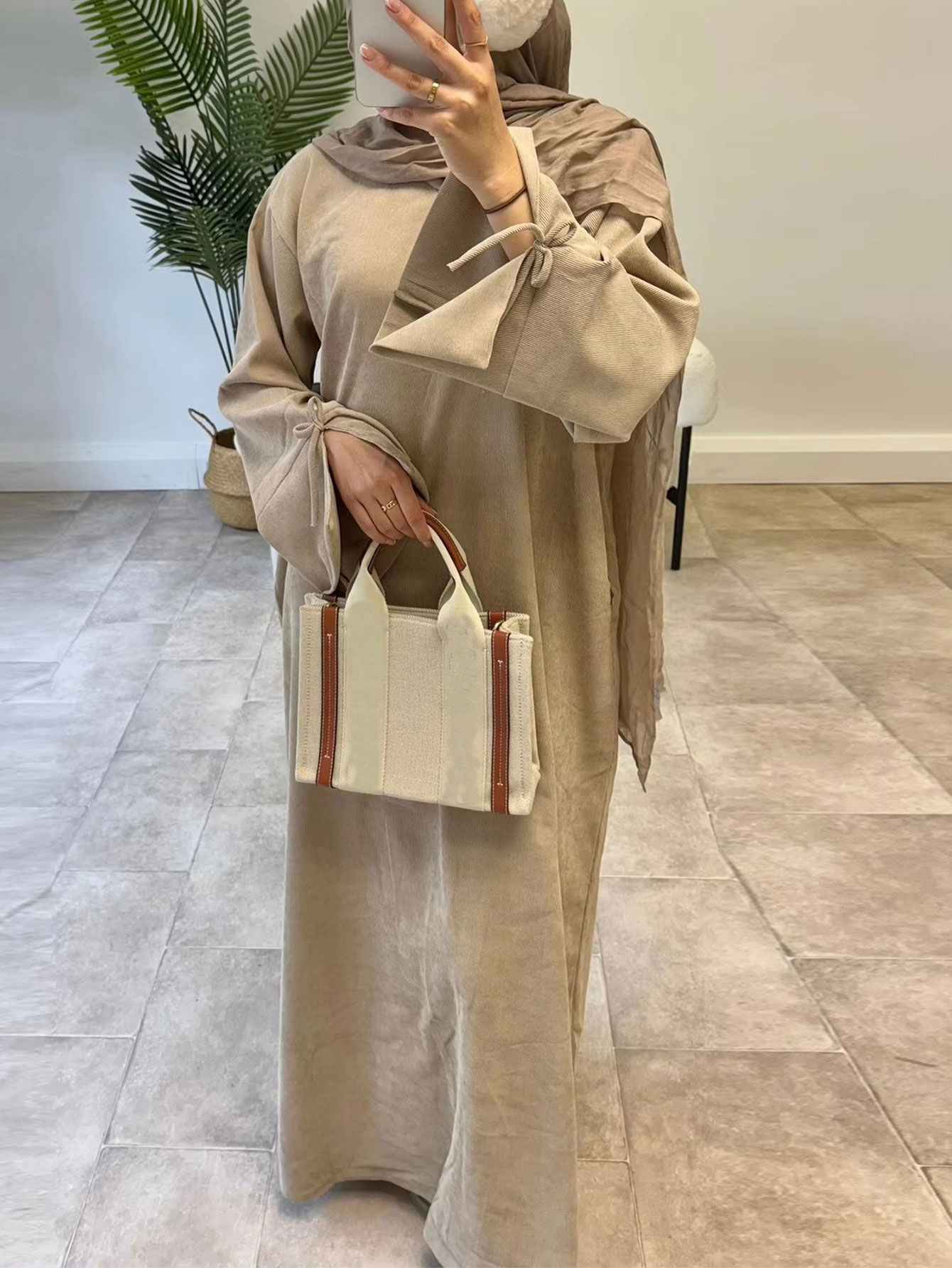 Ramazan Yay-düğüm Dubai Abaya  - Turkey Women Fashion incelemesi ve fiyatı