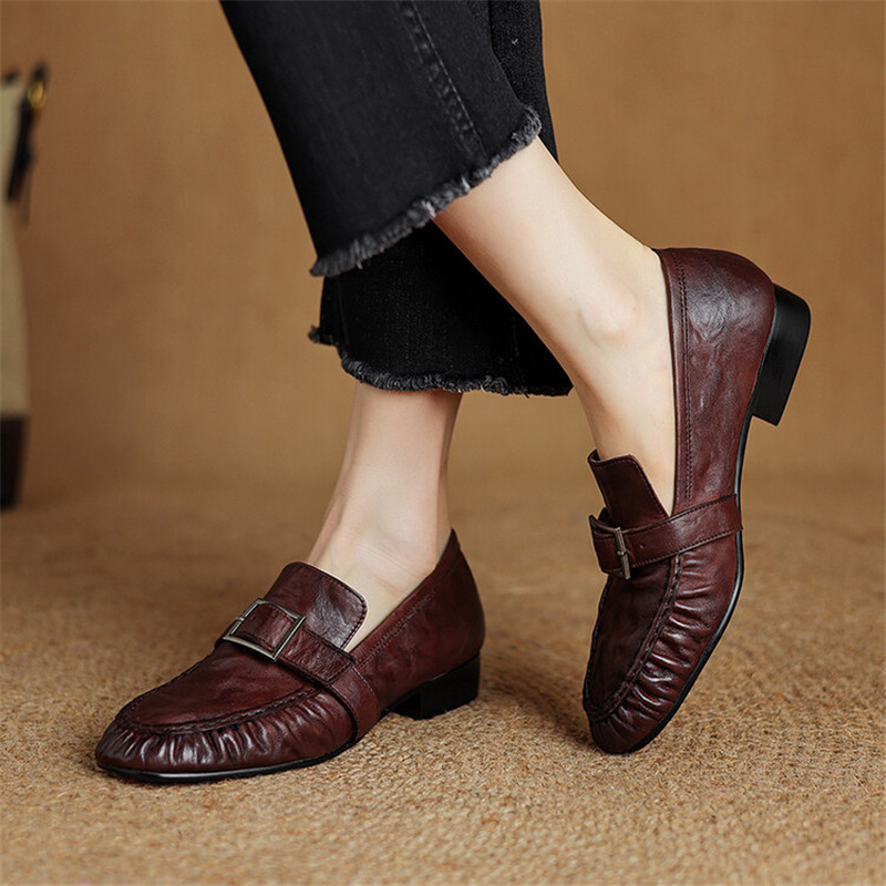Yeni sonbahar hakiki deri kadı - Women'S Fashion Footwear incelemesi ve fiyatı