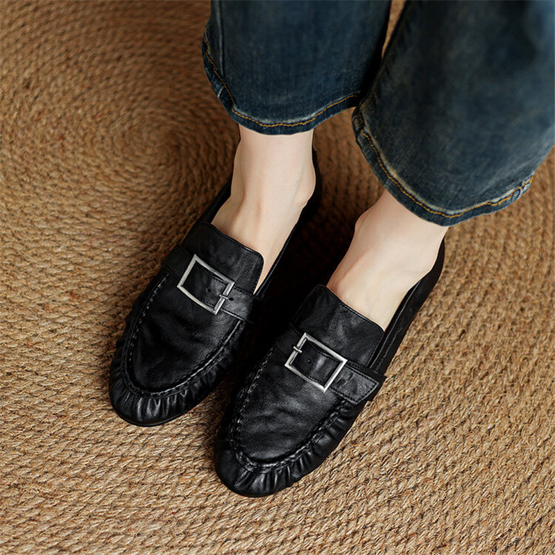 Yeni sonbahar hakiki deri kadı - Women'S Fashion Footwear incelemesi ve fiyatı