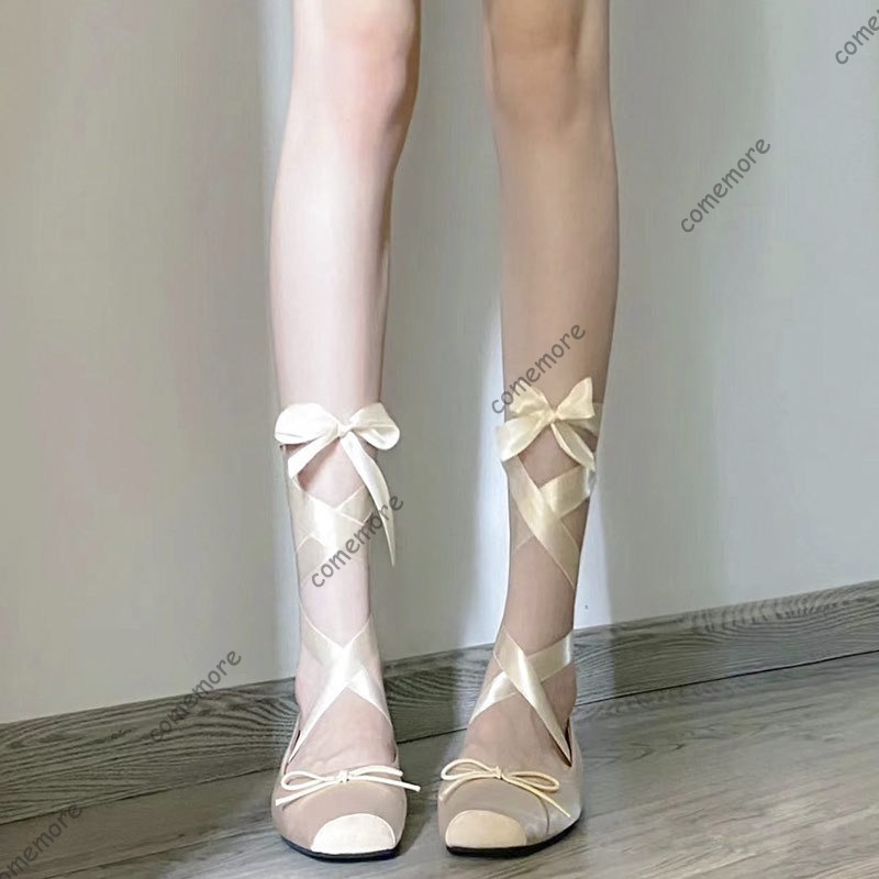 Kadınlar İçin Saten Kurdele Ba - Women'S Fashion Footwear incelemesi ve fiyatı