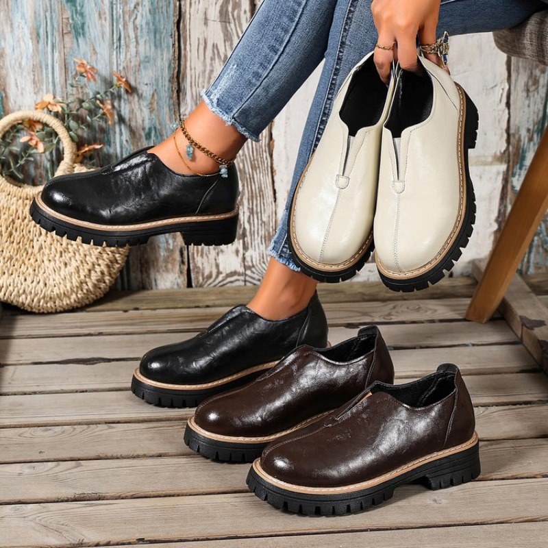 Retro İngiliz Tarzı Kadın Ayak - Women'S Fashion Loafers incelemesi ve fiyatı