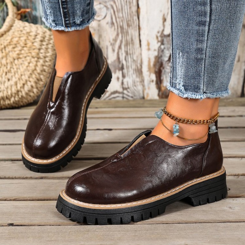 Retro İngiliz Tarzı Kadın Ayak - Women'S Fashion Loafers incelemesi ve fiyatı