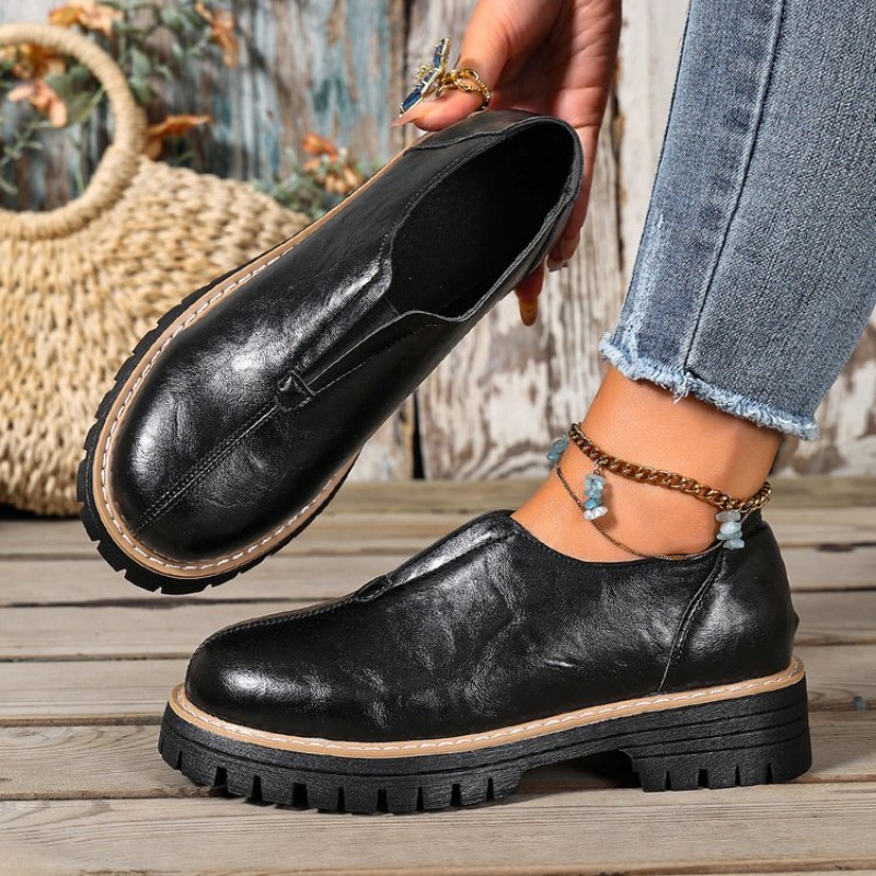 Retro İngiliz Tarzı Kadın Ayak - Women'S Fashion Loafers incelemesi ve fiyatı
