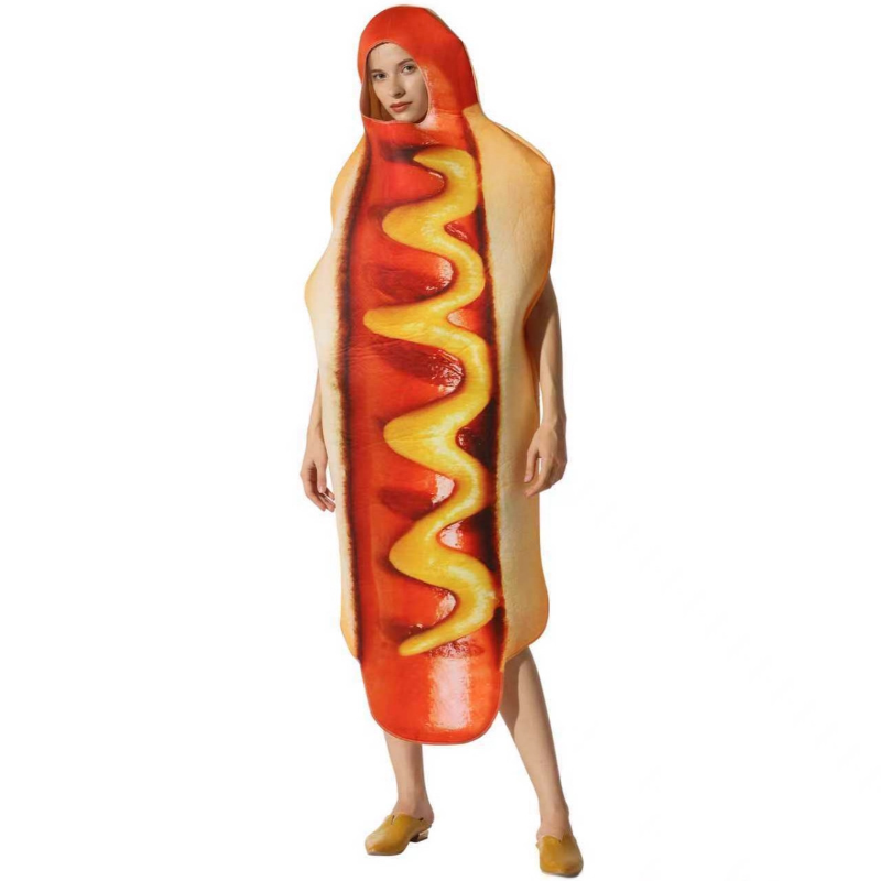 Yetişkin Hot Dog Kostüm Tek Pa - Sleeveless Jumpsuit incelemesi ve fiyatı