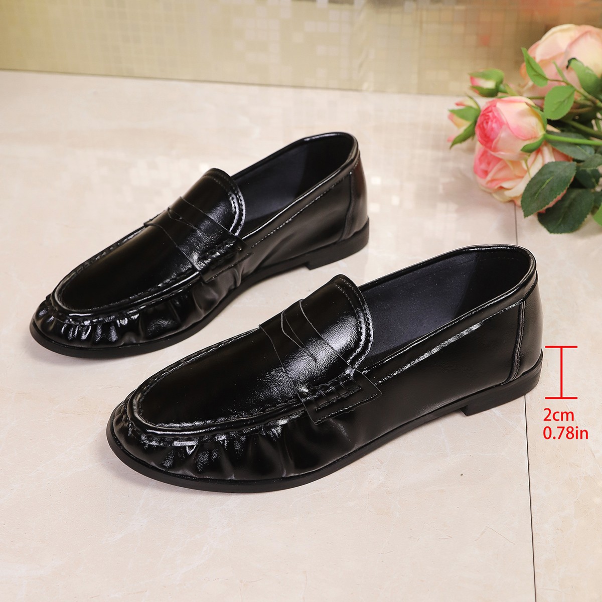 2026 Yaz İngiliz Tarzı Siyah K - Women'S Fashion Loafers incelemesi ve fiyatı