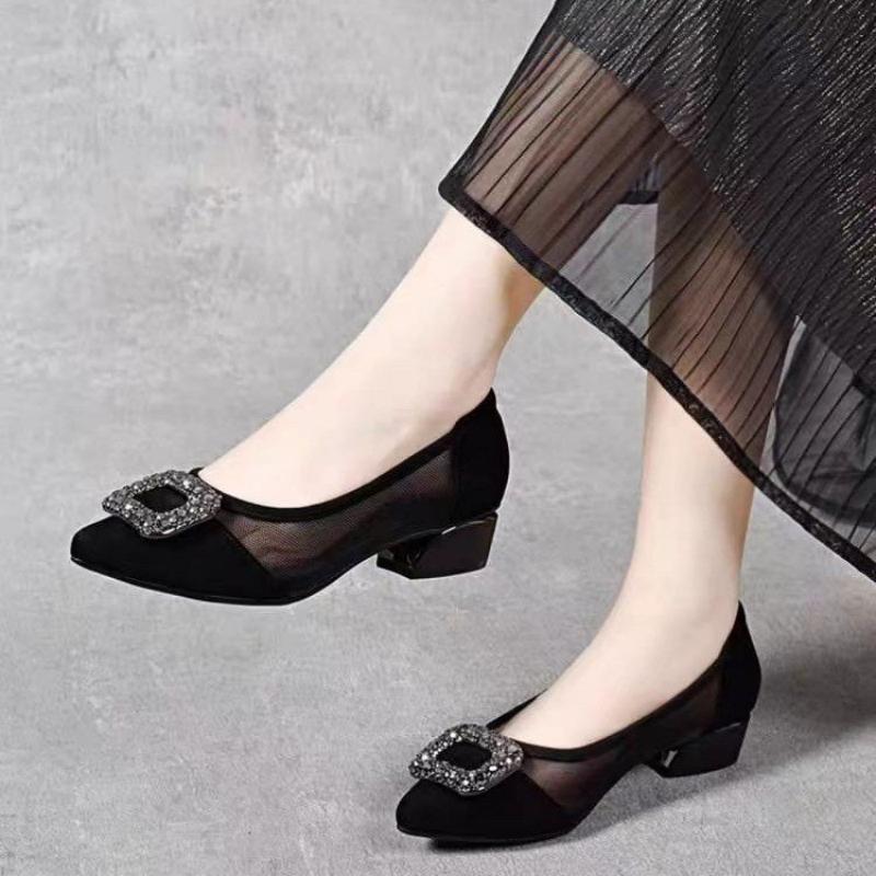 Zarif Sivri Burunlu Fileli Blo - Women'S Fashion Footwear incelemesi ve fiyatı