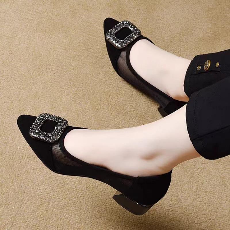 Zarif Sivri Burunlu Fileli Blo - Women'S Fashion Footwear incelemesi ve fiyatı