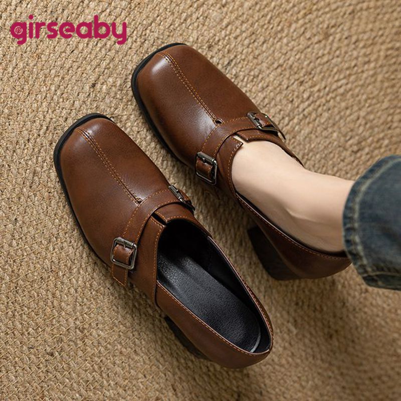 Girseaby Vintage Kadın Pompala - Women'S Fashion Loafers incelemesi ve fiyatı
